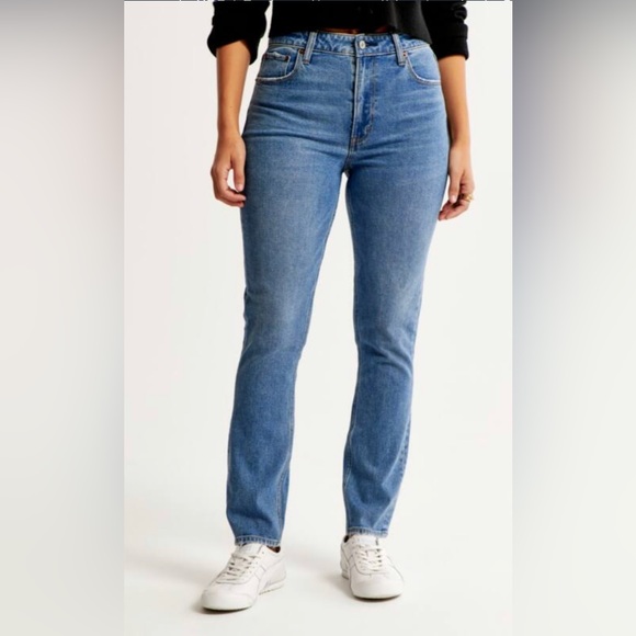 Abercrombie & Fitch Denim - Abercrombie & Fitch The Skinny Hich Rise Curve Love, Size 24
